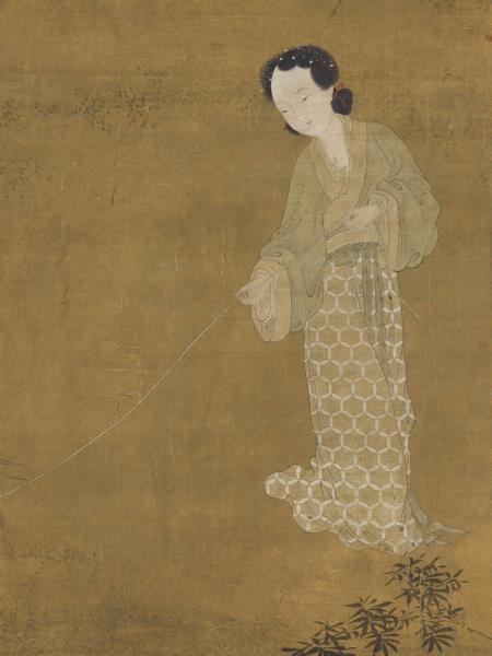 宋李嵩觀燈圖　軸