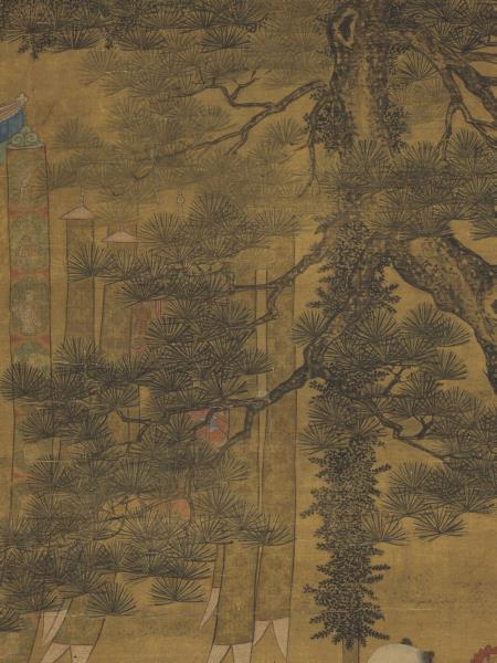 宋李嵩觀燈圖　軸