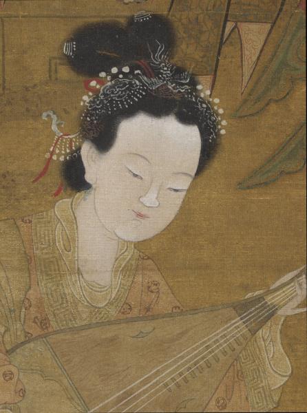 宋李嵩觀燈圖　軸