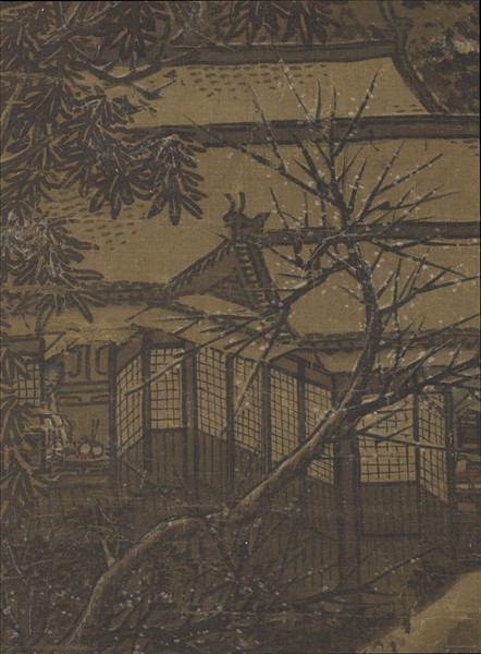 宋馬遠畫雪景　軸