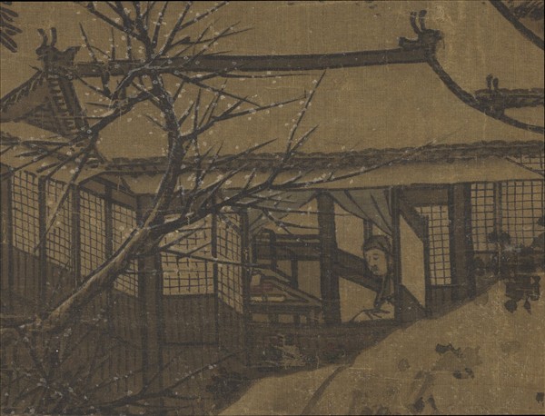 宋馬遠畫雪景　軸