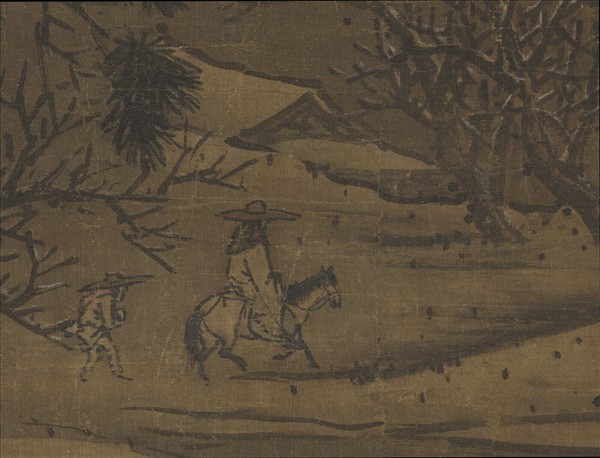 宋馬遠畫雪景　軸