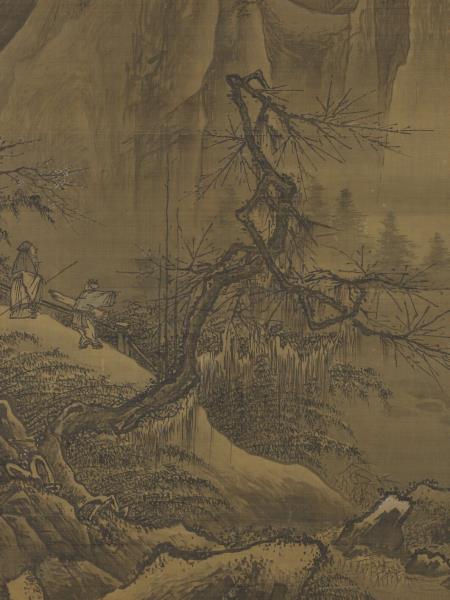 宋夏珪雪屐探梅圖　軸