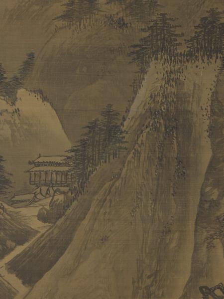 宋夏珪雪屐探梅圖　軸