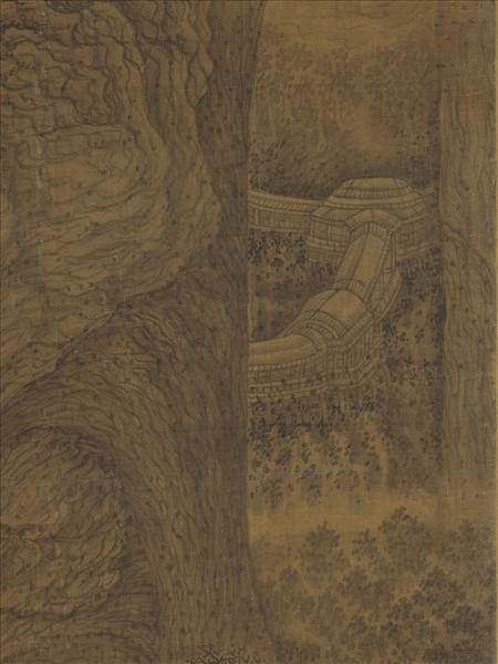 宋人陡壑飛泉　軸