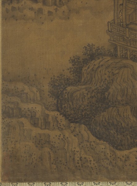 宋人陡壑飛泉　軸