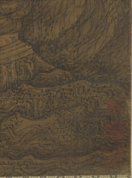 宋人陡壑飛泉　軸