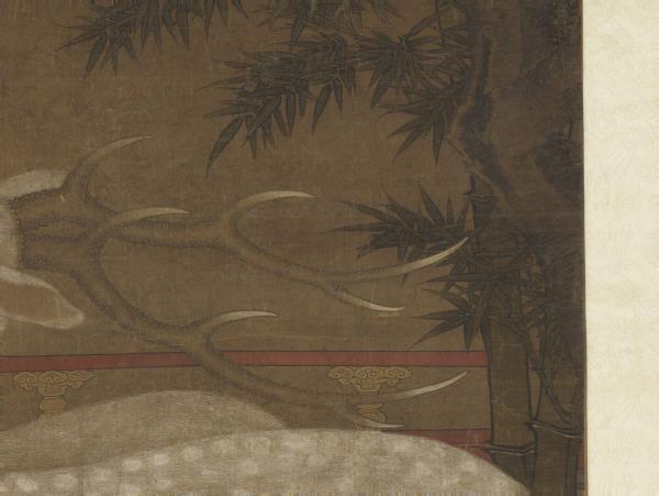 宋人壽鹿圖　軸