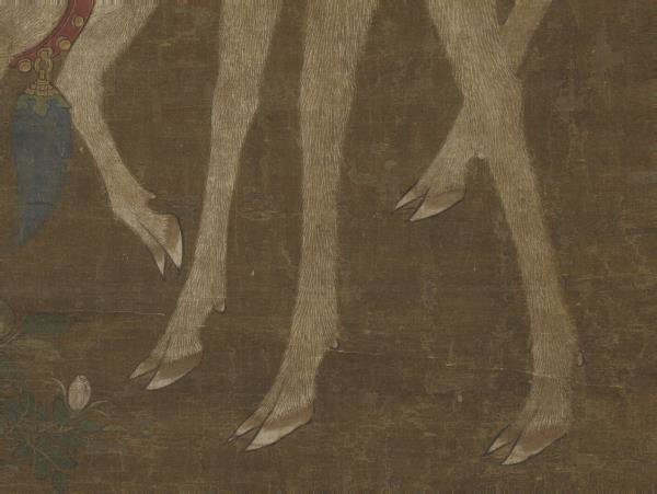 宋人壽鹿圖　軸