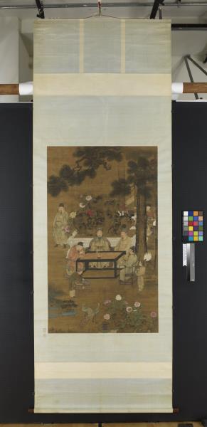 宋人十八學士圖　軸