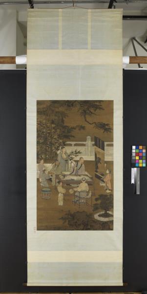 宋人十八學士圖　軸