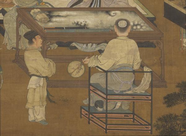 宋人十八學士圖　軸