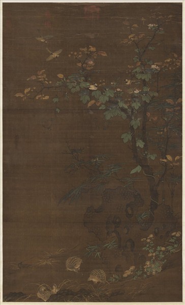 宋人花竹翎毛　軸