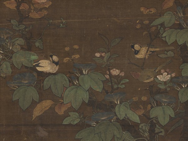 宋人花竹翎毛　軸