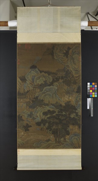 元胡廷暉蓬萊仙會圖　軸