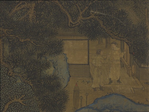 元胡廷暉蓬萊仙會圖　軸