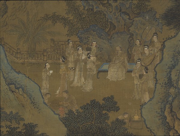 元胡廷暉蓬萊仙會圖　軸