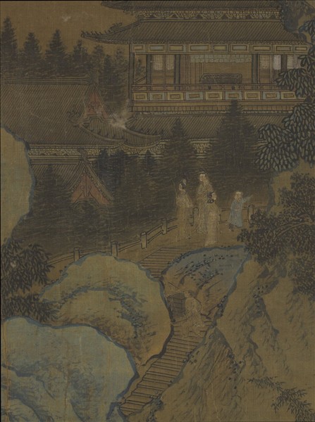 元胡廷暉蓬萊仙會圖　軸