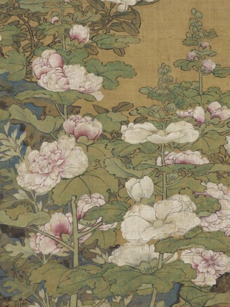 元人畫天中華瑞　軸