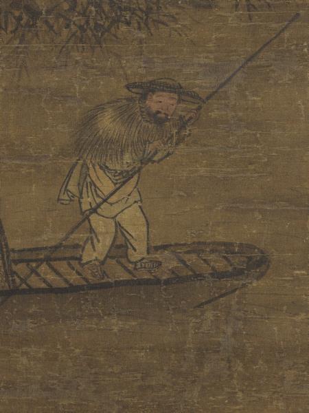 明周文靖雪夜訪戴　軸