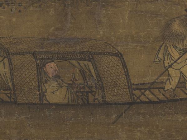 明周文靖雪夜訪戴　軸