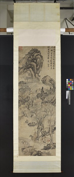 明沈周春華晝錦　軸