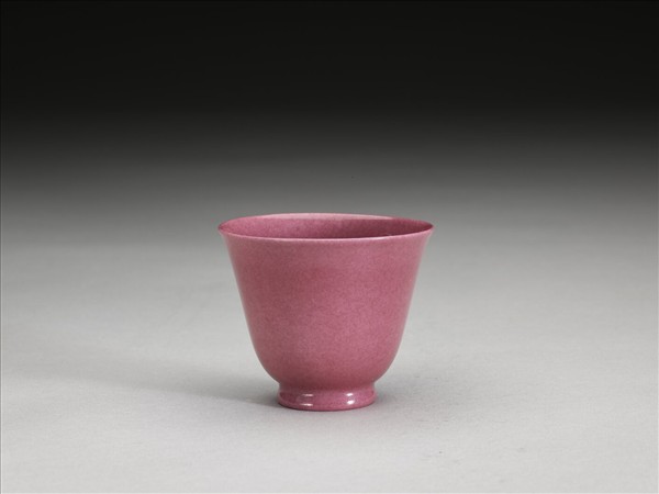 胭脂紅彩杯