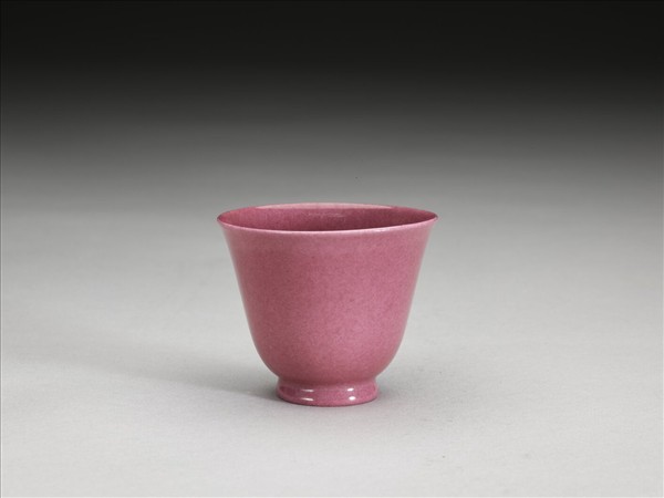 胭脂紅彩杯