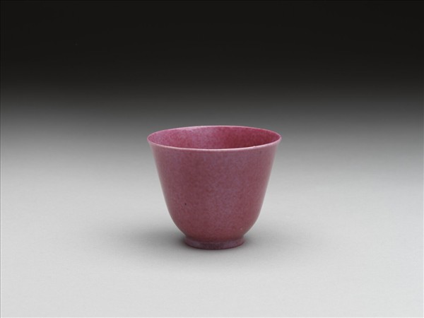 胭脂紅彩杯