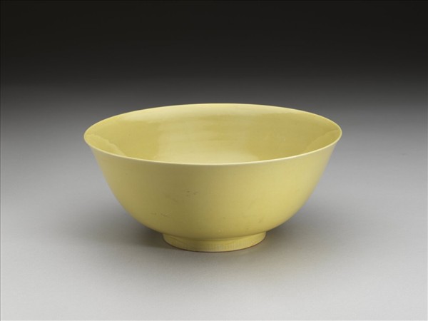 黃釉碗
