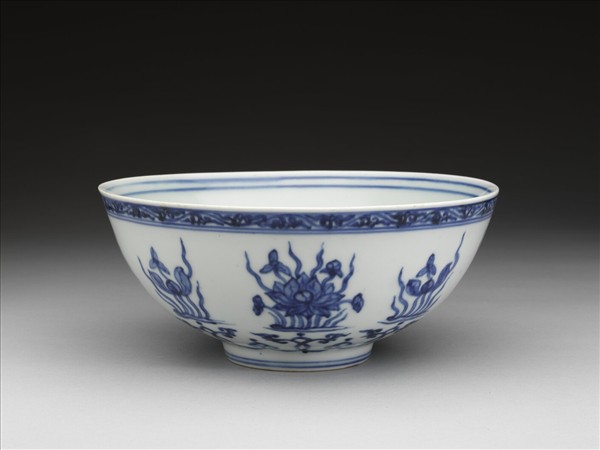 青花蓮塘紋碗