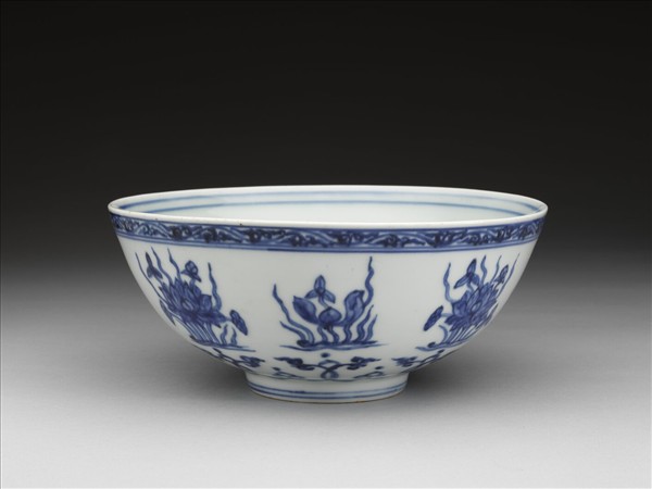 青花蓮塘紋碗
