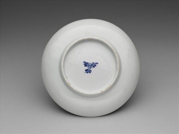 有田窯 青花五彩花卉紋碟