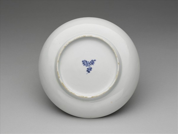 有田窯 青花五彩花卉紋碟