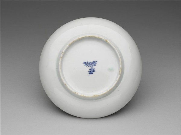 有田窯 青花五彩花卉紋碟