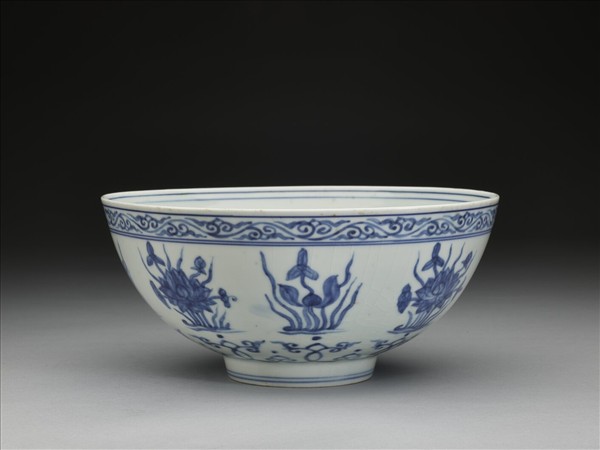 青花蓮塘紋碗