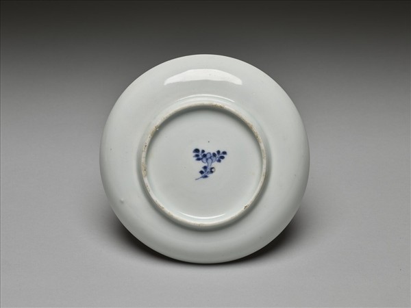 有田窯 青花五彩花卉紋碟