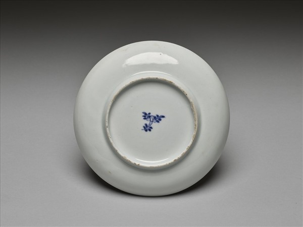 有田窯 青花五彩花卉紋碟