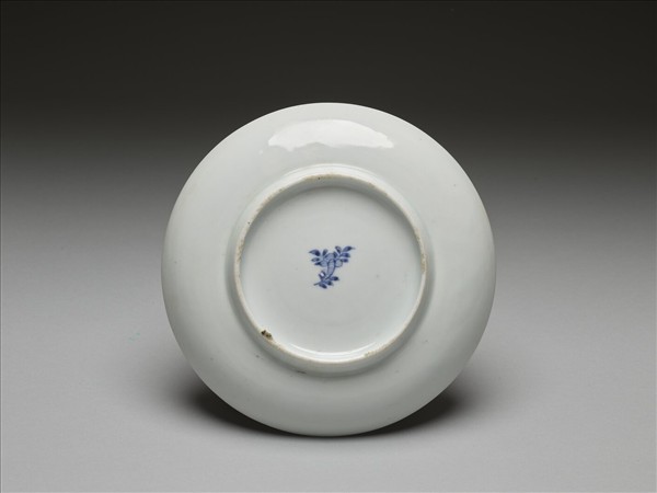 有田窯 青花五彩花卉紋碟