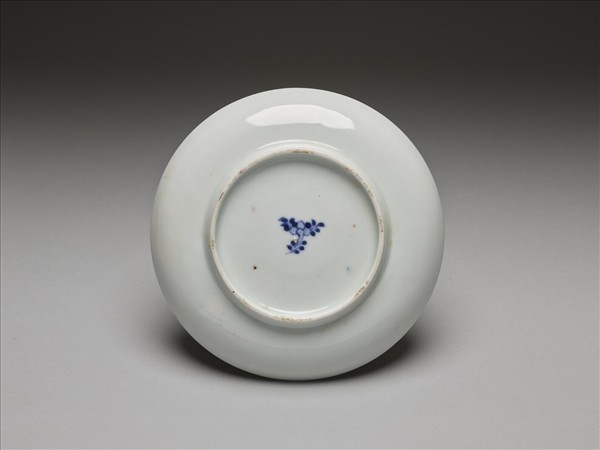 有田窯 青花五彩花卉紋碟