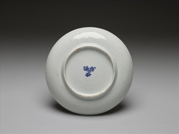 有田窯 青花五彩花卉紋碟