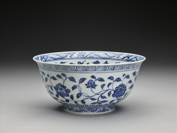 青花花卉紋碗