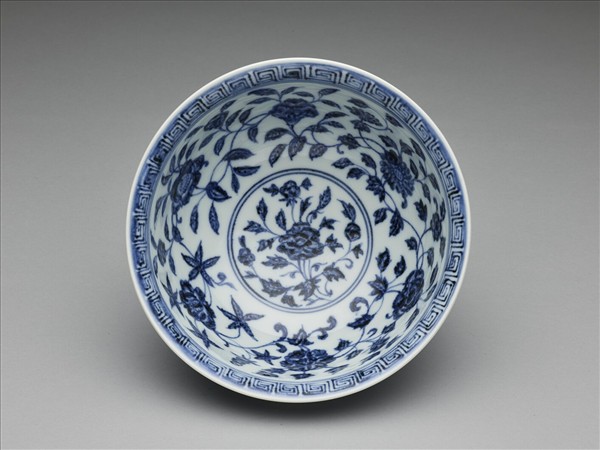 青花花卉紋碗