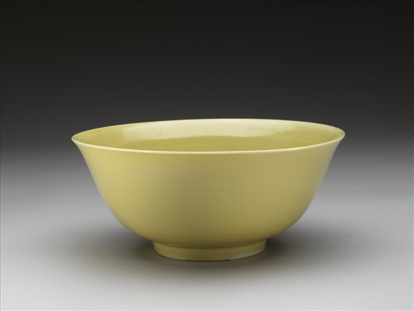 黃釉碗