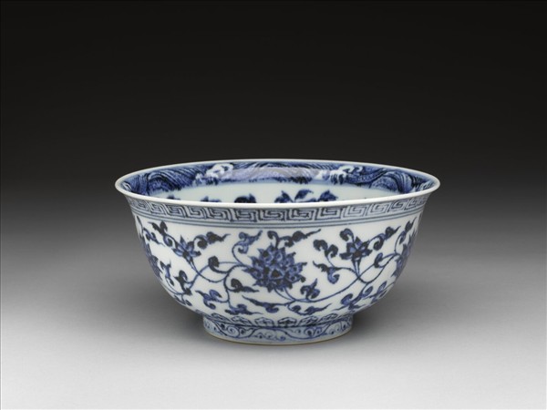 青花花卉紋碗
