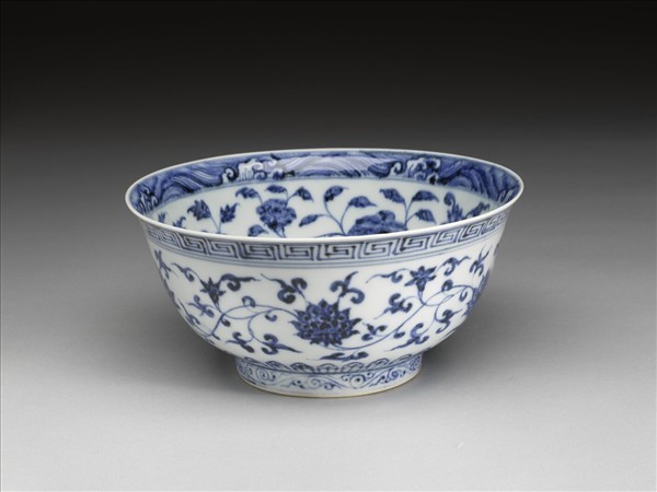 青花花卉紋碗