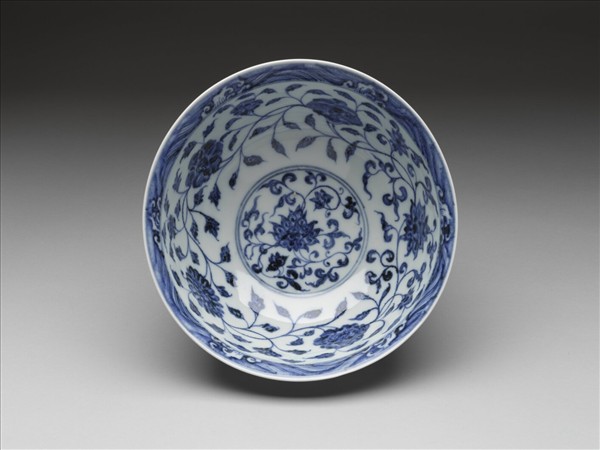青花花卉紋碗