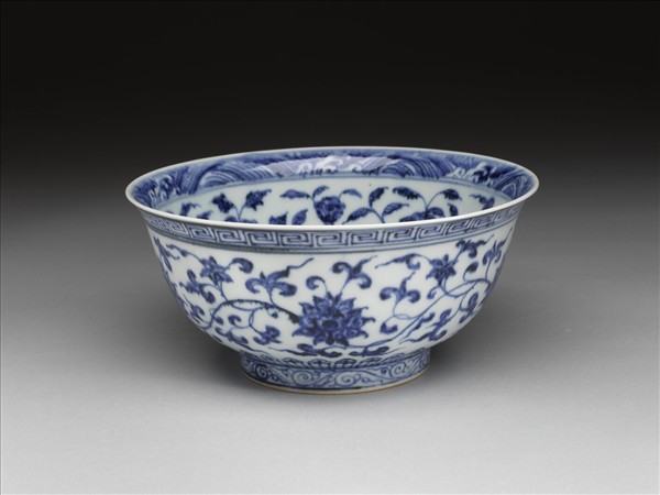 青花花卉紋碗