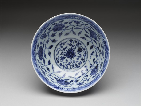 青花花卉紋碗