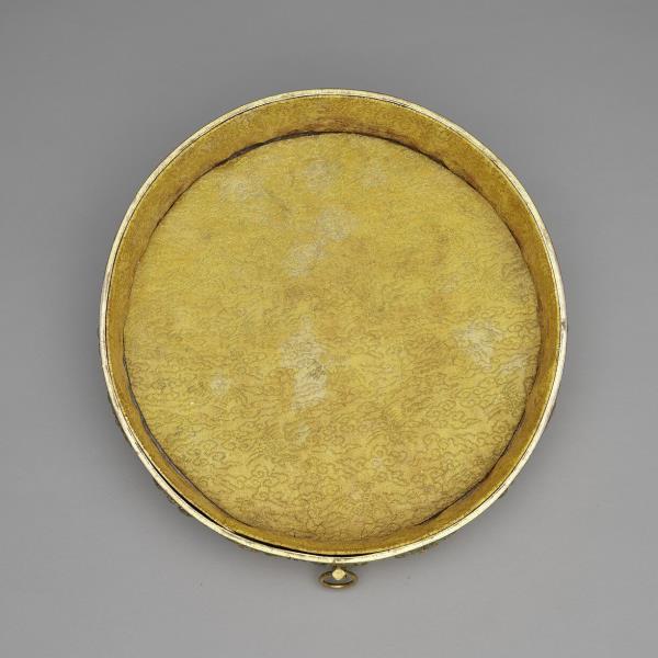 銀鍍金鑲松石滿達